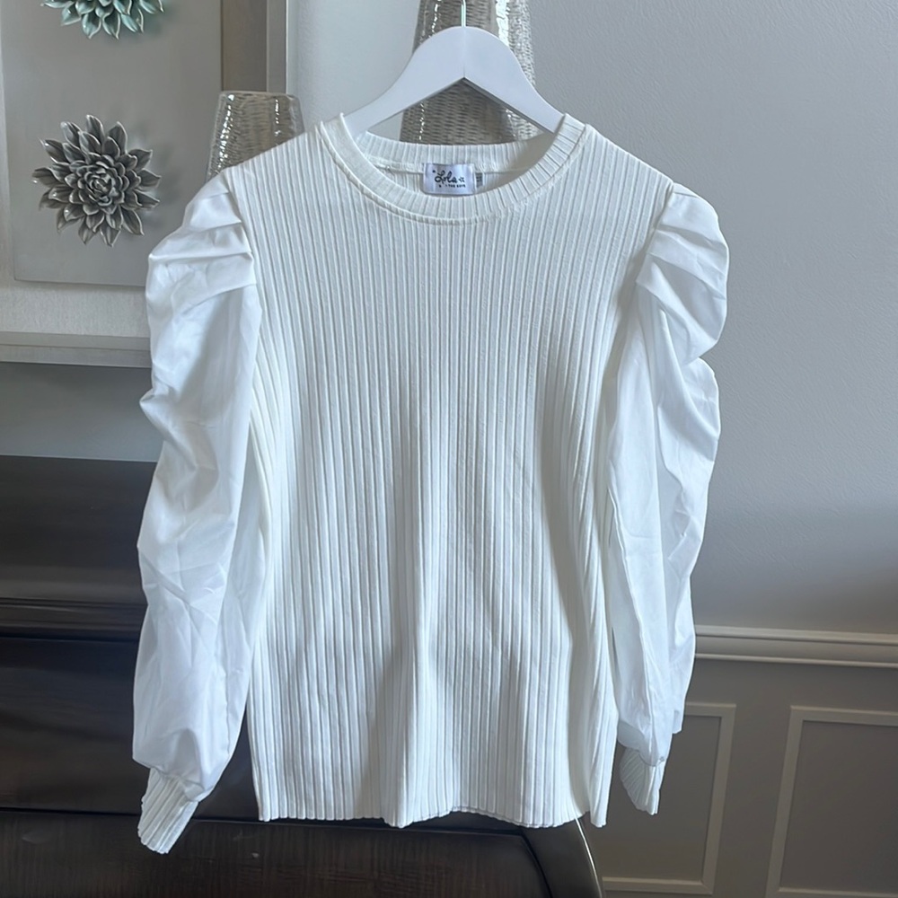 White sweater